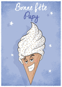 Papy, la glace qui fait sourire